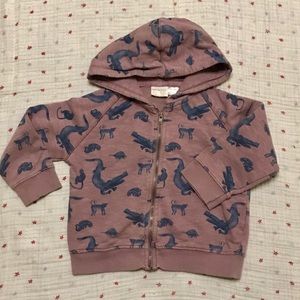 Zara Baby Boy zip up hoodie